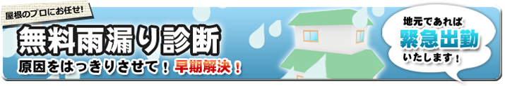 無料雨漏り診断はこちら